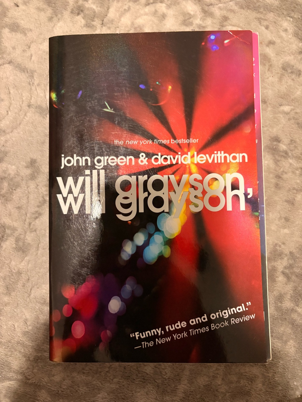 John Green & David Levithan 'Will Grayson, Will Grayson